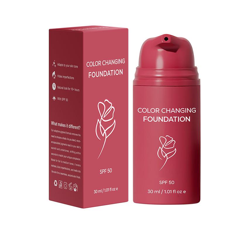 Red Can Color-Changing Foundation with English Packaging - In Stock