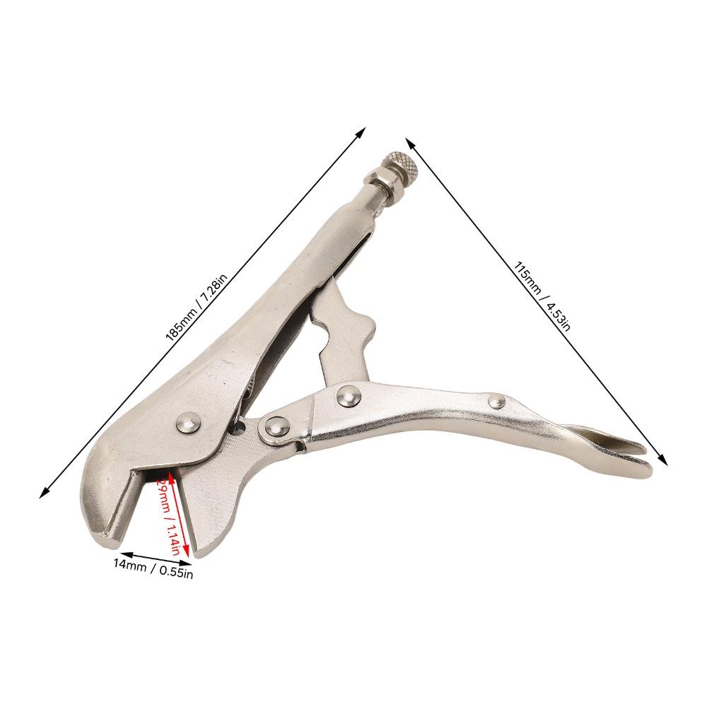 Szczypce zaciskowe 7 mm Stal 45 Złączka zaciskowa Blokujące szczypce Uszczelnianie i zaciskanie metalowych rur