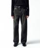 Insilence Semi-Wide Denim Pants Mud Grey