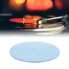 Turntable Mat Transparent Acrylic Reduce Static Dust Noise Record Platter Slipmat for 12 Inch Vintage Record Player