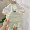 Baby 20308 High Waist Thickened Autumn & Winter Set: Protective Top & Pants