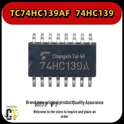 Brand New TC74HC139AF, Silkscreened 74HC139A, SOP16-5.2 Surface-mount Chip.