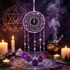 Natürlicher 7-Chakra Lebensbaum Edelstein Heilung Rohe Kristallsteine Wand Fenster Auto Hängendes Ornament für Yoga