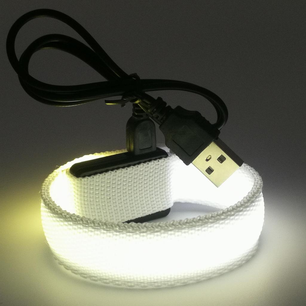 Customizable LED Fluorescent Flashing Wristband - Event Cheering Gift