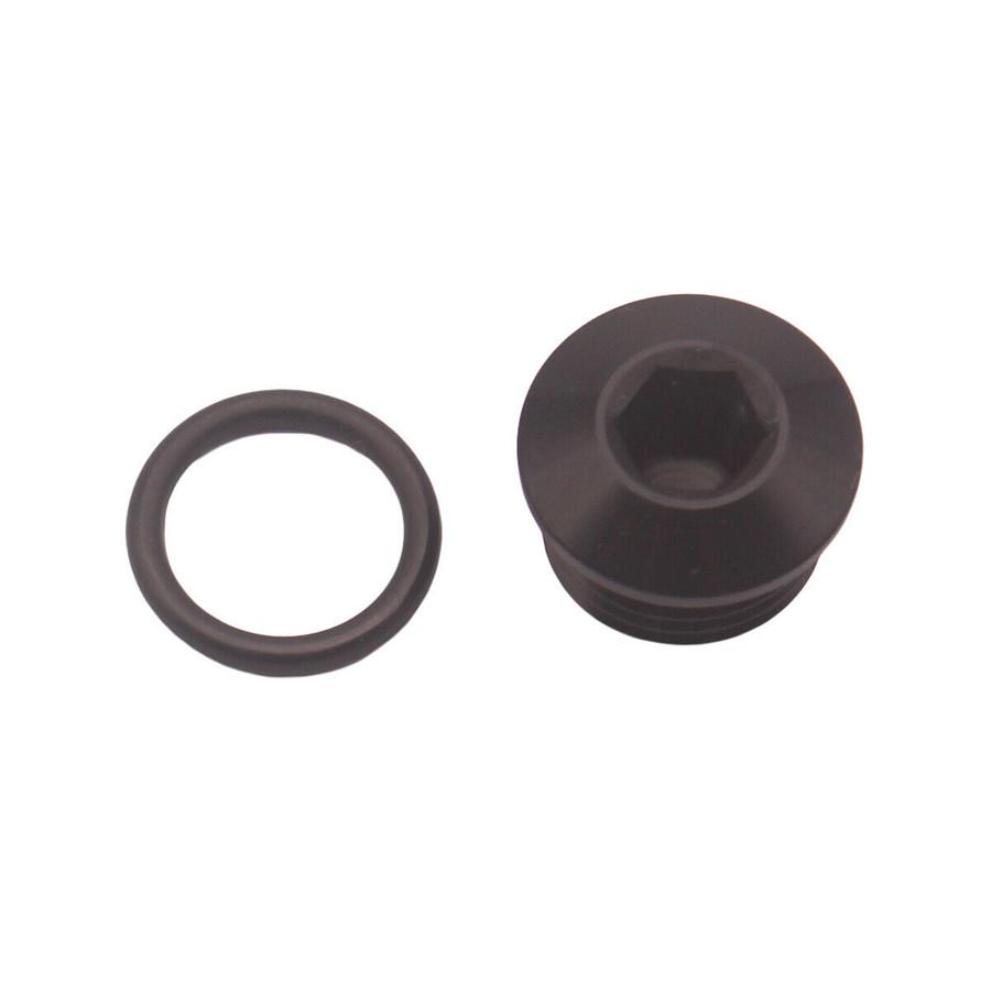 Universal Black Alloy Aluminum 10 AN 10 -AN 5/8" ORB Socket Plug with O ring