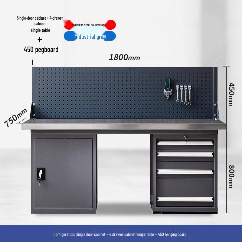 Stainless Steel Heavy Duty Anti-static Workbench for Workshop and Maintenance