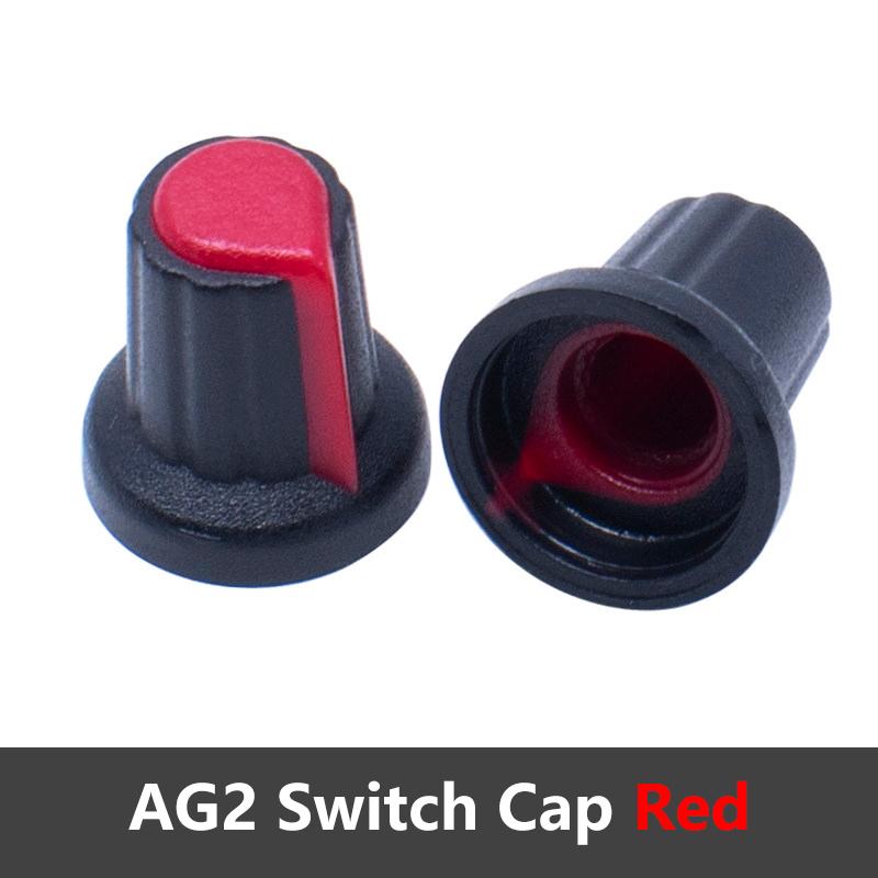 11PCS AG1 AG1 WH118 Potentiometer Knob Cap 6mm D Shaft Rotary Encoder Knob Multi Color Plastic Knob For WH118 Variable Resistor