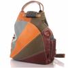 Patchwork Leather Women's Backpack Genuine Leather City Backpack