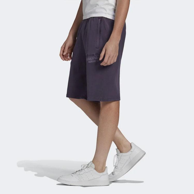 Adidas Originals Trefoil Sports Drawstring Casual Shorts Men Bottoms Purple GL6154