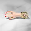 Bo Xin Yun Retro Emaille Herz & Handfläche Hand Strass Brosche Pin
