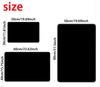 Cute Black Cat Print Door Mat Non Slip Absorbent Floor Mat Soft Washable Rug for Indoor Entryway Kitchen and Bathroom Use