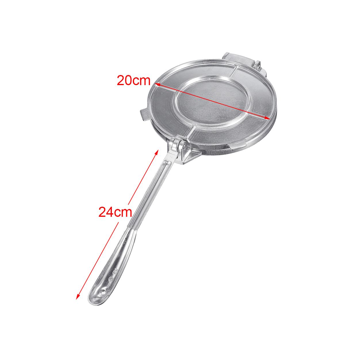 Foldable Tortilla Maker Press Heavy Aluminium Meat Press Gadgets Bakeware Tools Pie Tools Kitchen argento