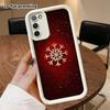 Phone Case: 2D Flat Samsung Galaxy A34 A35 M05 M06 S20 S22 S21 FE Plus 5G Layered Protective Case, Glitter Particles, Christmas and Halloween Gift