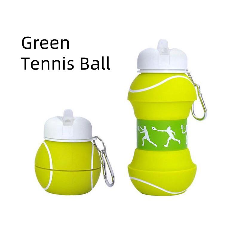 Bouteille d'eau pliante Tasses de camping Mug Sports de plein air Basket-ball Football Tennis Golf École Étanche Portable Bouteille d'eau pour enfants
