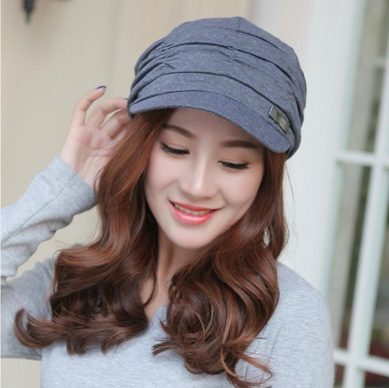 Beret Damski Zimowy Czapka Oktagonalna Ciepła Dzianinowa Czapka Starszej Damy Ciepła Czapka Średniego Wieku