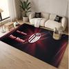 Personalized Crystal Velvet Carpet Bologna FC Pattern Non Slip Floor Rug