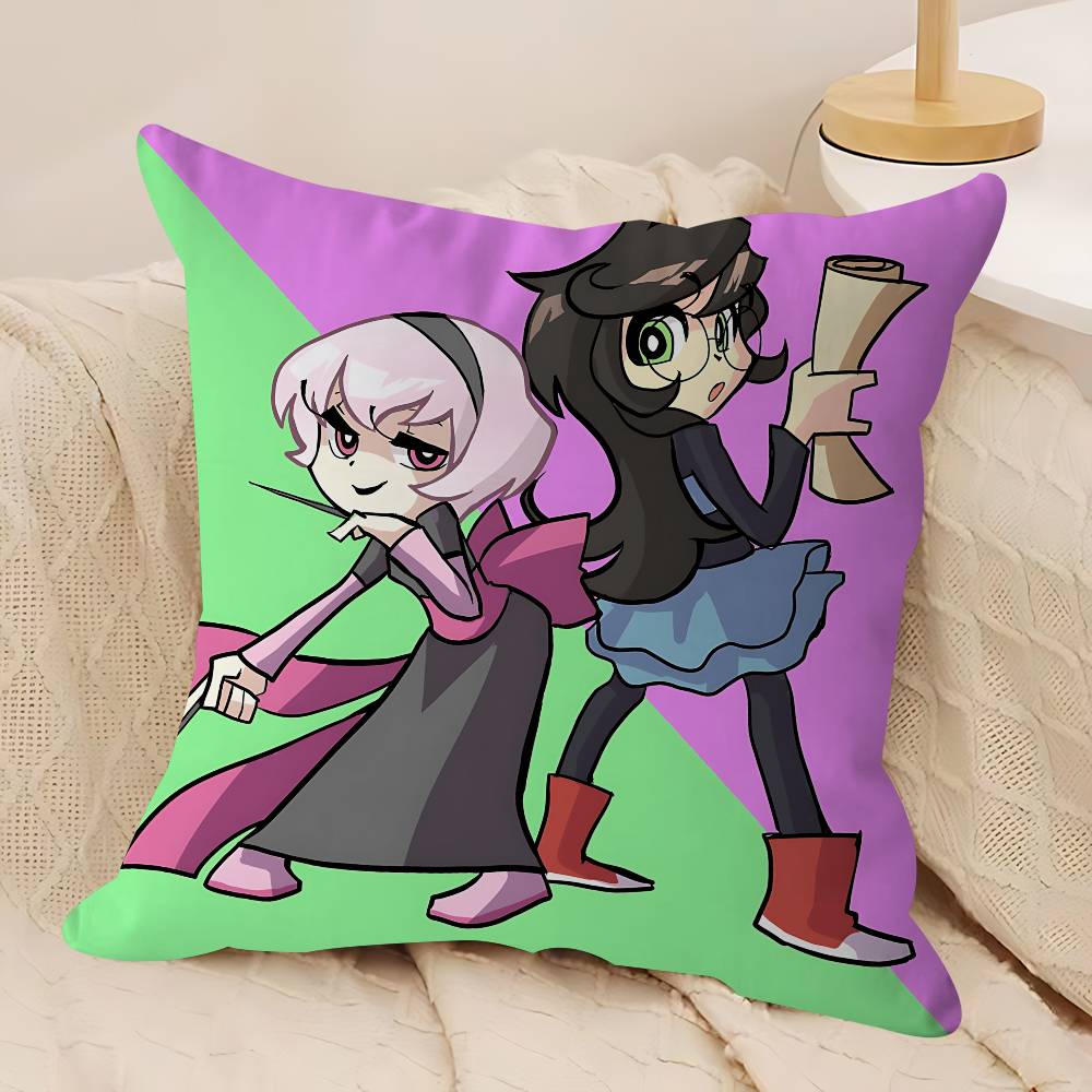 

Cartoon The P-Panty S-Stocking Pillow Case Removable Washable Cushion Cover – All-Season Soft Linen 12x12Inch