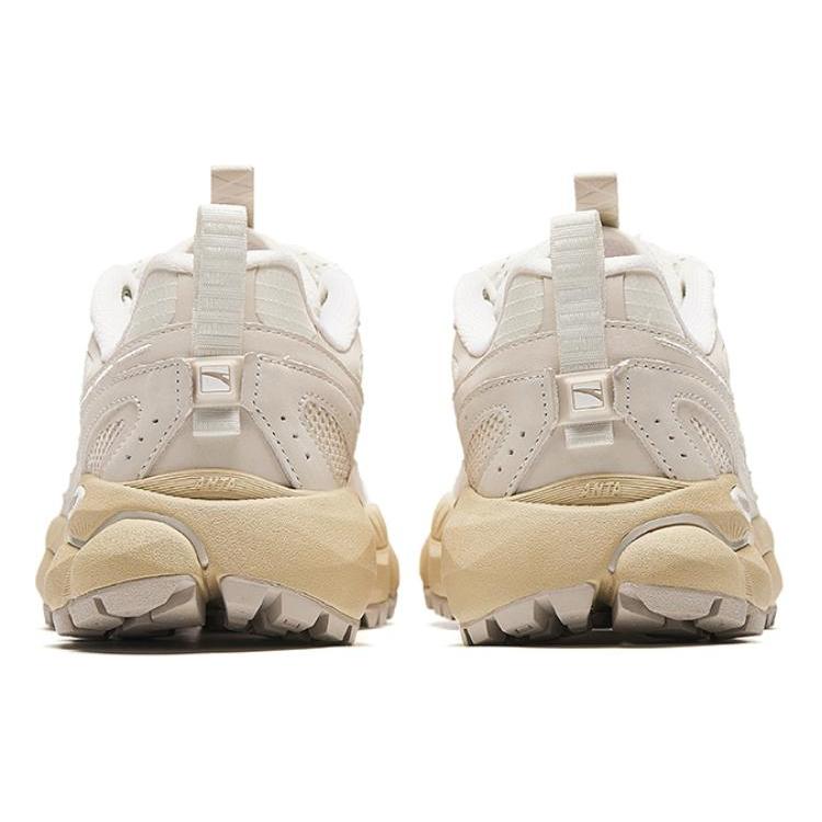 New Anta Champion AG02 Cushioning Wear Resistant Low Top Casual Shoes Women's Brown White 122418802A-2