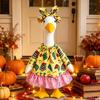 Porch Statue Costume Set for School Season Display with Polyester Fabric Outfit for Entryway Yard Garden and Front Door Accent Use