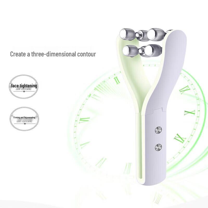 Jindao Microcurrent Facial & Neck Roller Massager CN Plug (adapter Included)