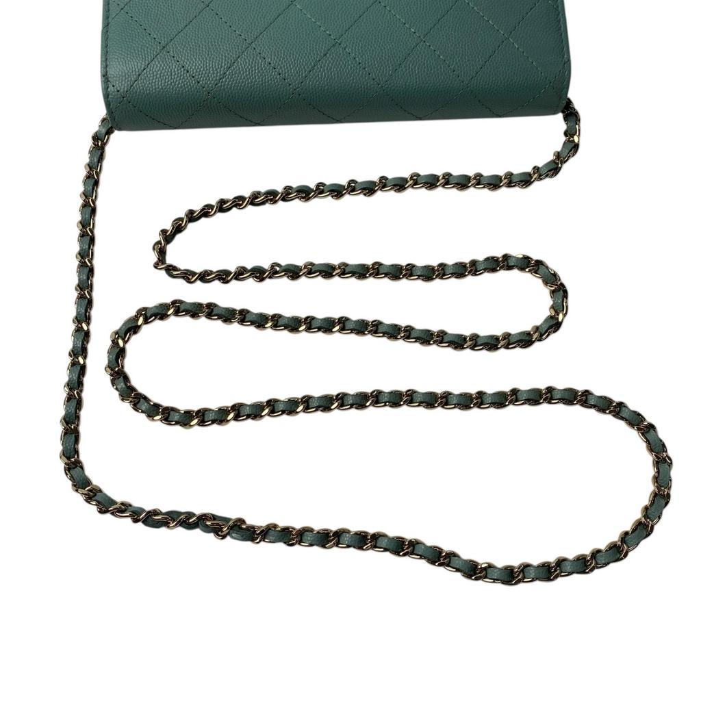 Used CHANELShoulder Bag Green system Women