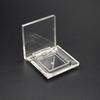 Transparent Empty Sequins Eye Shadow Box Eye Makeup Storage Box Square Mirrored Diy Empty Eyeshadow Dish For Girls