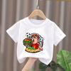 Burgerpommes Icrimax Child Clothes Boys Girls Tshirt Cartoon Anime Graphic Print Kids Clothing Cool Comfortable Tops Party Gift