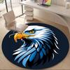 1pc Eagle Emblem Office Round Area Rug, Under Office Chairs Bedroom Living Room Home Decor, Room Deco