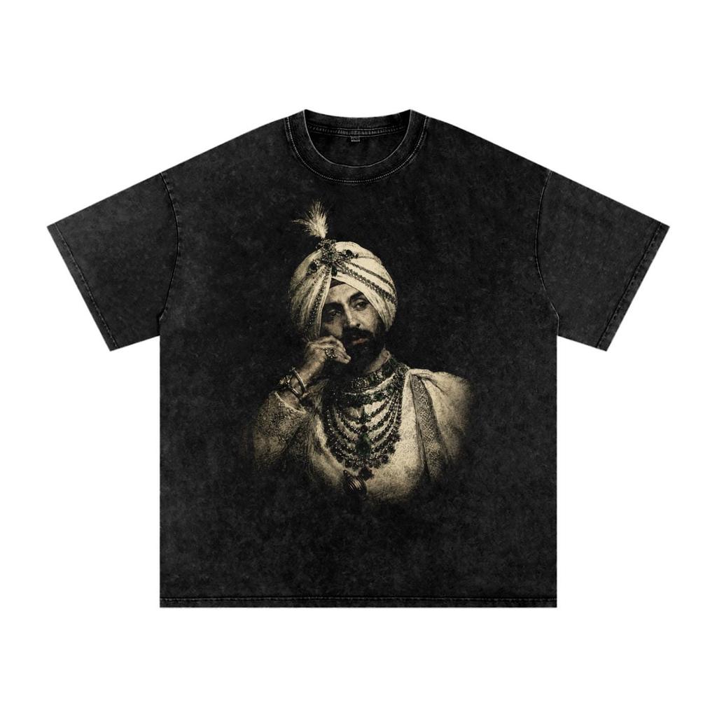 DILJIT DOSANJH MET Gala Aura | Acid Wash T-Shirt