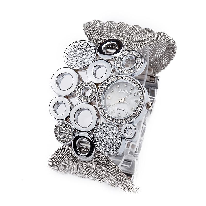 Luxus Damen Armbanduhr Damen Mode Quarz Armbanduhren Frau Gold Strass Uhren Freizeit Analog Armbanduhr Montre Femme