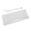 USB-Tastatur mit Kabel 78 Tasten Kompakte leise Tastatur für PC Laptop Tablets Desktop-Computer