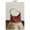 Losea X Three Gorges Museum Joint Name Ruyi Cloud Pattern Bridal Wedding Bag Female 2024 New Crossbody Red Bag