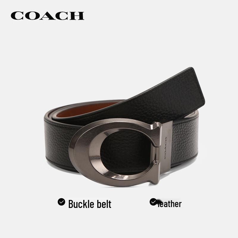 Pánský oboustranný kožený pásek COACH