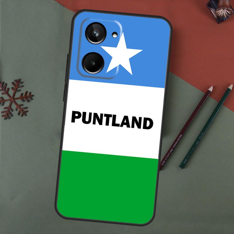Puntland State Somali Flag Case For Realme C61 C53 C55 C33 C63 C51 C65 C67 C71 C75 11 12 13 14 15 Pro Plus GT6 GT7 Pro