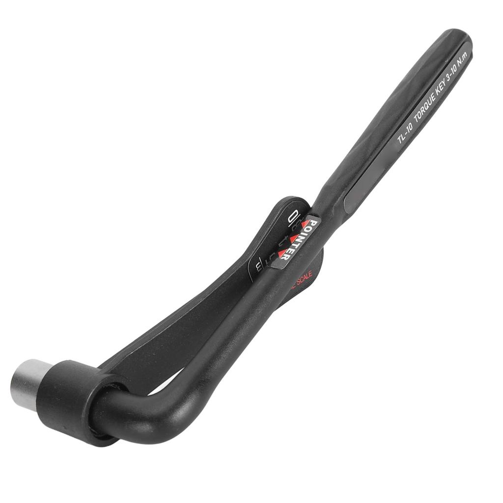 Bicycle Torque Wrench Chrome Vanadium Steel Bike Repair Torque Wrench Nylon Wrapped Handle with 6 Hex Bits for Repairing