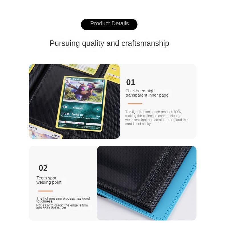 Cross border Ultraman Card Collection Brožura Pok é mon hra King Card Storage Bag Ball Star Photo Flip Book Cartoon