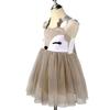 Girl Deer Costume Accessories with Dress and Headband Christmas Elk Dress Up Outfit for Kid Halloween Christmas Cosplay