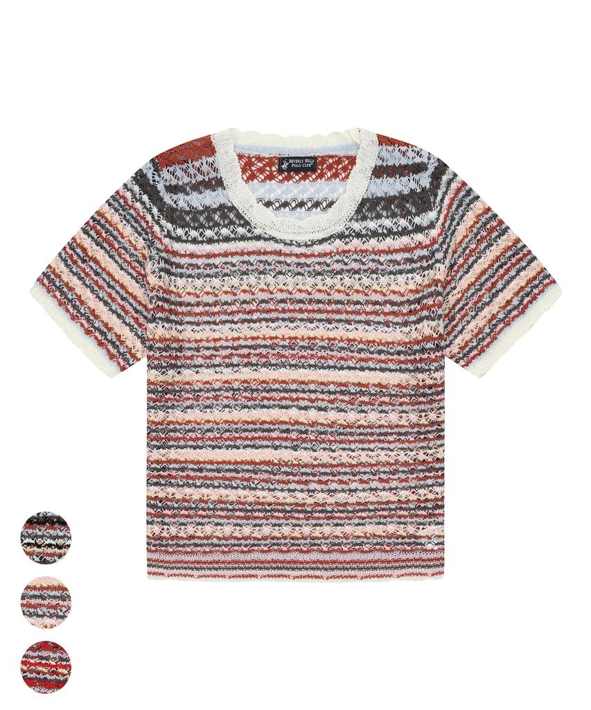 BHPOLOCLUB Women'S Ethnic Mix Color Knit 3 Colors Tk109