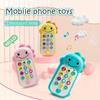 1 pezzo Giocattolo Telefono Musicale Dinosauro con Luce e Suono, Giocattolo per l'Educazione Precoce del Bambino, Regalo di Halloween Natale per Bambini, Colore Spedito Casualmente