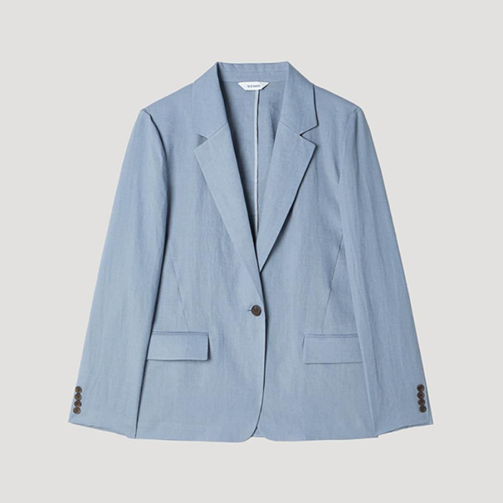 

[She S miSS] Linen Tailored Jacket Swwjkp22010 Bl Blue/55