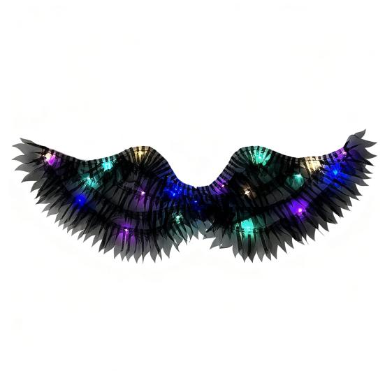 Angel Wings for Adults Kids Angel Feather Wings Costume with Elastic Straps for Halloween Christmas Cosplay Party