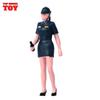 Painted Miniatures 1/64 Scale Beauty Handsome Boy Policeman Girls Male Female Scene Figure Model For Car Vehicles Decorate