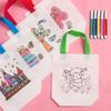 5pcs Graffiti Bag with Marker Children Drawing Toys Puzzle Parent-child Interaction Color Cognition Preschool Activity Props TMZ