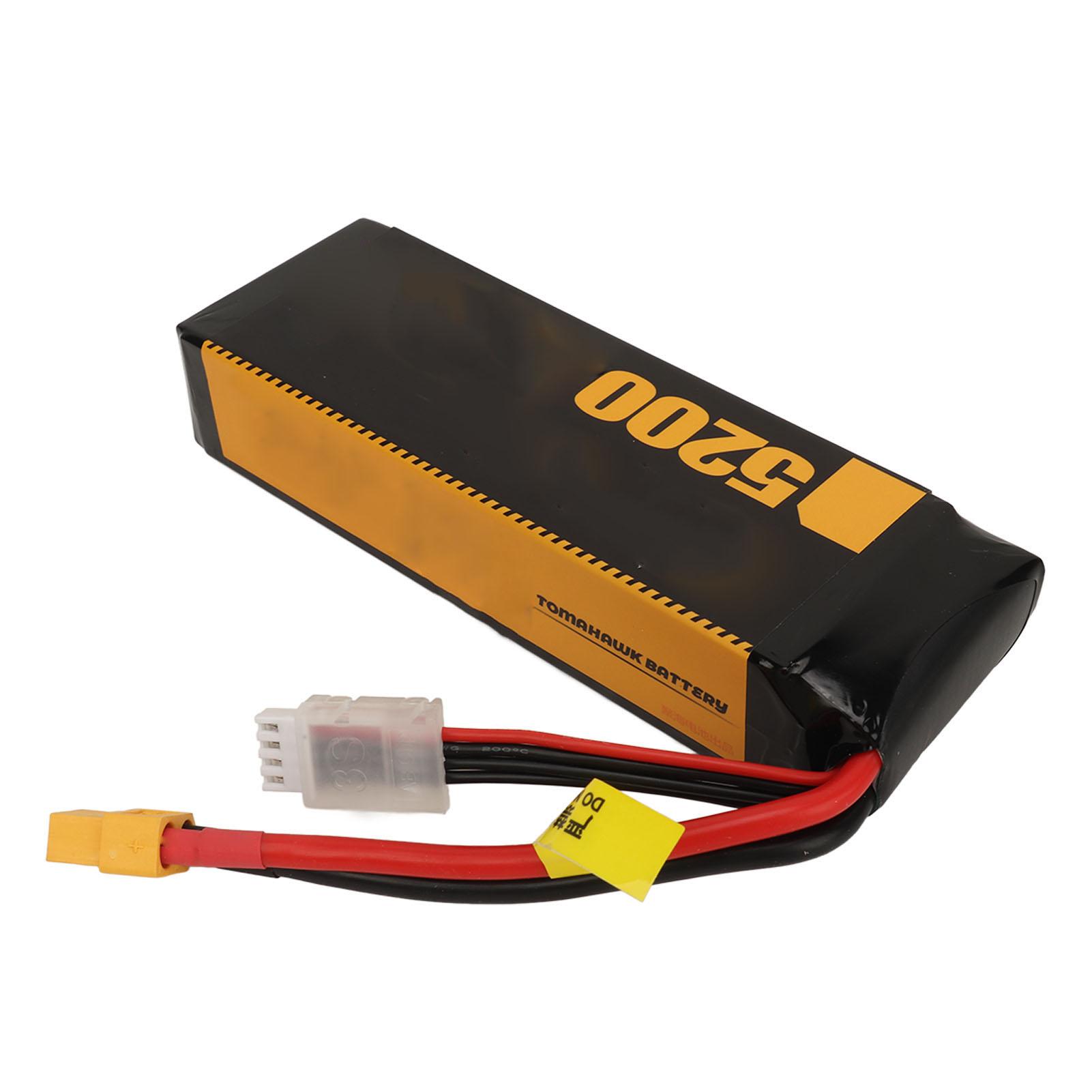

Акумулятор LiPo для радіокерованих моделей 5200 мАг 50C 11,1 В 3S Акумулятор LiPo для радіокерованих літаків, гелікоптерів, автомобілів, вантажівок, човнів, модель T