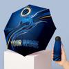 Club Brugge FC Manual Five Fold 8 Rib Umbrella Support Custom Text, Lightweight Travel Umbrella