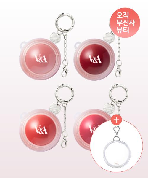 [4PACK] Mood Glow Pot Lip & Cheek (4 colors) (+Keyring & Transparent Pouch Gift)