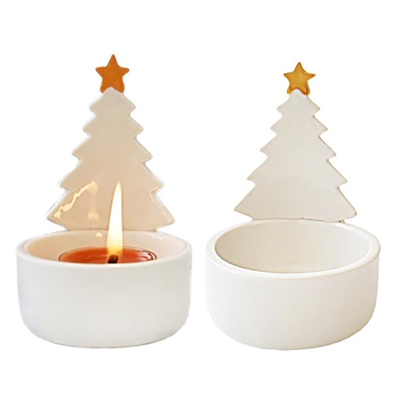 

1 шт. рождественские украшения подсвечник рождественская елка рождественский подсвечник рождество