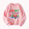 HUNTRX Devil Hunter Weihnachten Kinder Rundhals-Sweatshirt mit Rumi, Mira, Zoey Design für festlichen Spaß