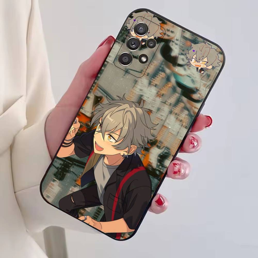 Game Ensemble Stars O-Ogami Koga Phone Case Black Silicone Soft For Samsung S25,S24,S21,S22,S23,S30,Ultra,S20,Plus,Fe,Lite
