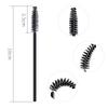 Kit d'outils de brosse à Mascara, brosse à cils jetable à la mode, bobines applicateurs, recourbe-cils, outils de maquillage, 50 pièces